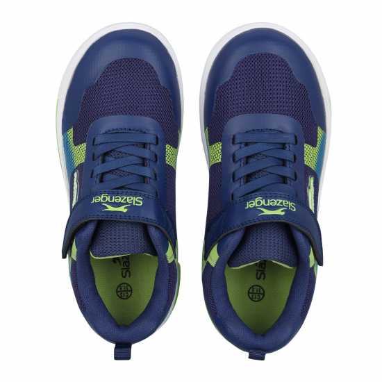 Slazenger Camo Go 2.0 Trainers Childrens Черно/Синьо/Оранжево 