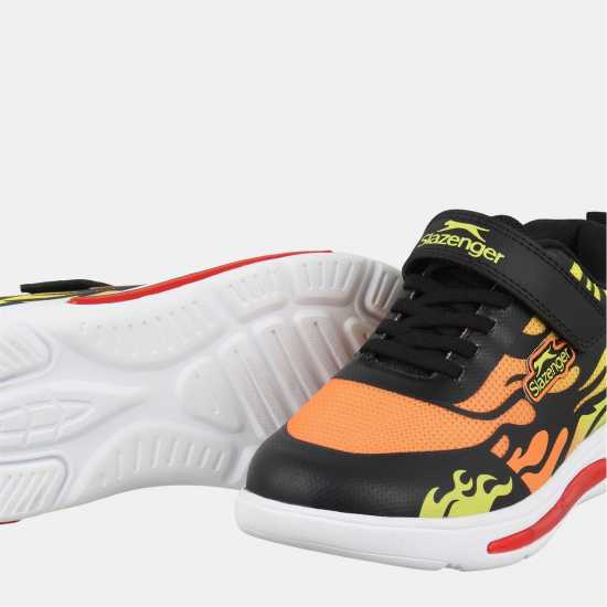 Slazenger Camo Go 2.0 Trainers Childrens Пламъци 