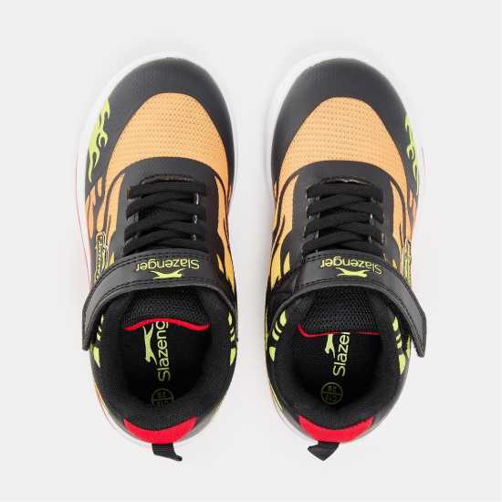 Slazenger Camo Go 2.0 Trainers Childrens Пламъци 