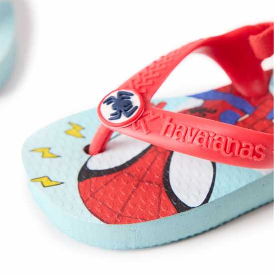 Havaianas Джапанки Hav. Baby Marvel Blue/red 17/18 Flip Flops Unisex Kids  