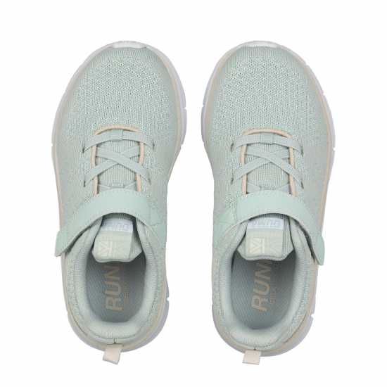 Karrimor Duma 6 Running Shoes Childs Girls Зелен/Крем Детски маратонки за бягане