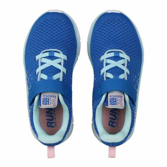 Детски маратонки за бягане Karrimor Duma 6 Running Shoes Childs Girls Светло синьо/розово Karrimor Duma 6 Running Shoes Childs Girls Светло синьо/розово Детски маратонки за бягане