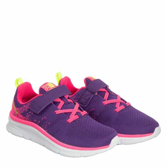 Момичешки Маратонки За Бягане Karrimor Duma 6 Girls Running Shoes Purple/Pink Детски маратонки