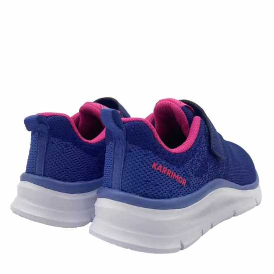 Момичешки Маратонки За Бягане Karrimor Duma 6 Girls Running Shoes Navy/Pink Детски маратонки