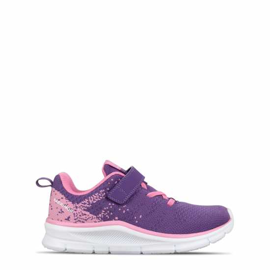 Karrimor Duma 6 Running Shoes Childs Girls Лилаво/Розово Детски маратонки за бягане