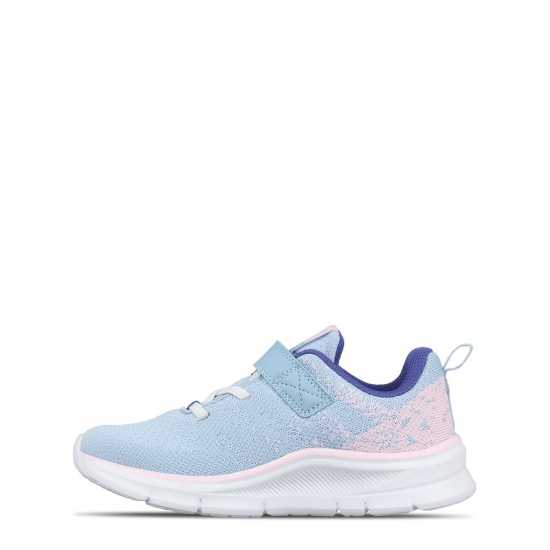 Karrimor Duma 6 Running Shoes Childs Girls Небесно синьо/Розово Детски маратонки за бягане