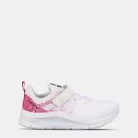 Karrimor Duma 6 Running Shoes Childs Girls White/Pink 
