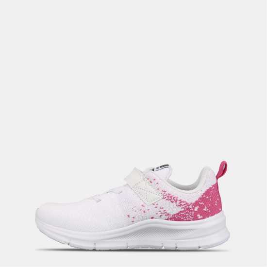 Karrimor Duma 6 Running Shoes Childs Girls White/Pink 