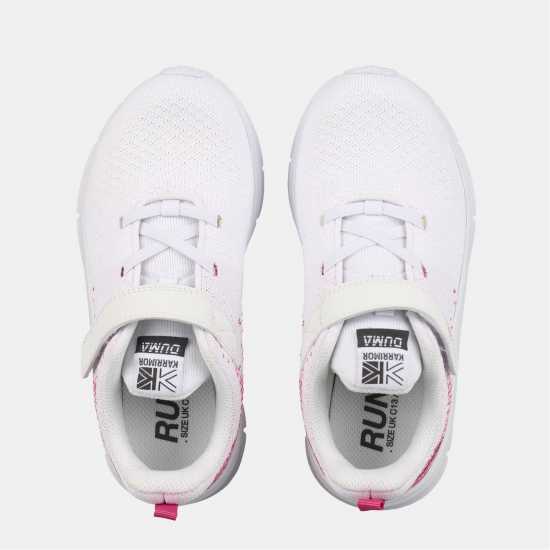 Karrimor Duma 6 Running Shoes Childs Girls White/Pink 