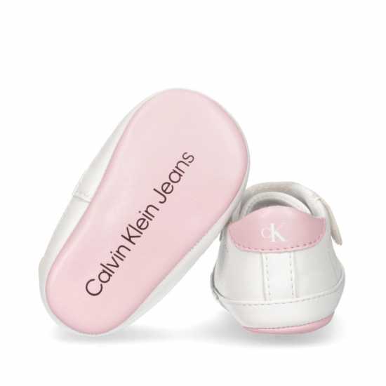 Calvin Klein Jeans Inst Logo Slide Crib Shoes Black Детски обувки