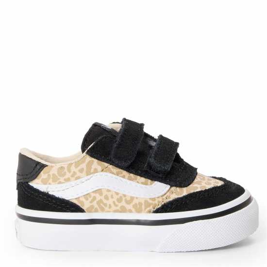 Vans Ниски Маратонки Kids' Vanact Brooklyn Canvas Low Trainers Leopard Black 