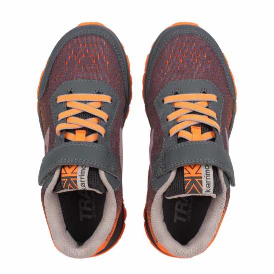 Детски маратонки Karrimor Tempo Trail Trainers Boys Сиво/оранжево Karrimor Tempo Trail Trainers Boys Сиво/оранжево Детски маратонки