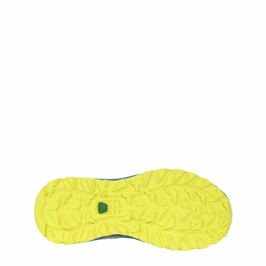 Karrimor Tempo Trail Trainers Boys Синьо/Лайм Детски маратонки