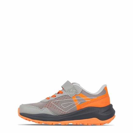 Karrimor Tempo Trail Trainers Boys Сиво/оранжево Детски маратонки за бягане
