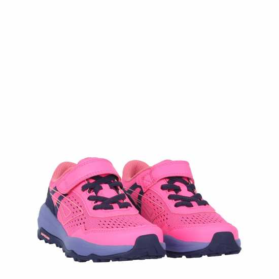Karrimor Tempo Trail Trainers Girls Розово/Тъмно синьо Детски маратонки за бягане