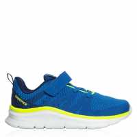 Karrimor Duma 6 Child Boys Running Shoes Blue/Lime Детски маратонки