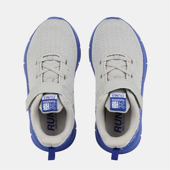 Karrimor Duma 6 Running Shoes Child Boys Grey/Blue 