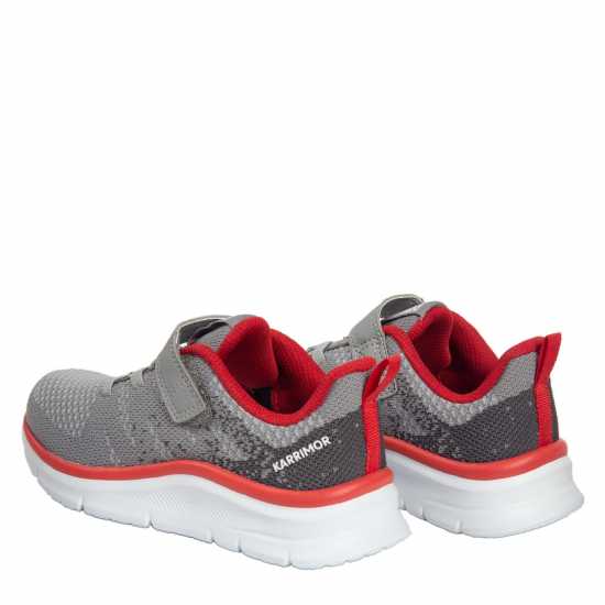 Karrimor Duma 6 Child Boys Running Shoes Grey/Red Детски маратонки