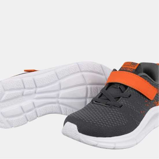 Karrimor Duma 6 Running Shoes Child Boys Grey/Orange 