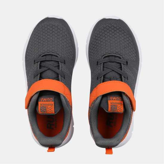 Karrimor Duma 6 Running Shoes Child Boys Grey/Orange 