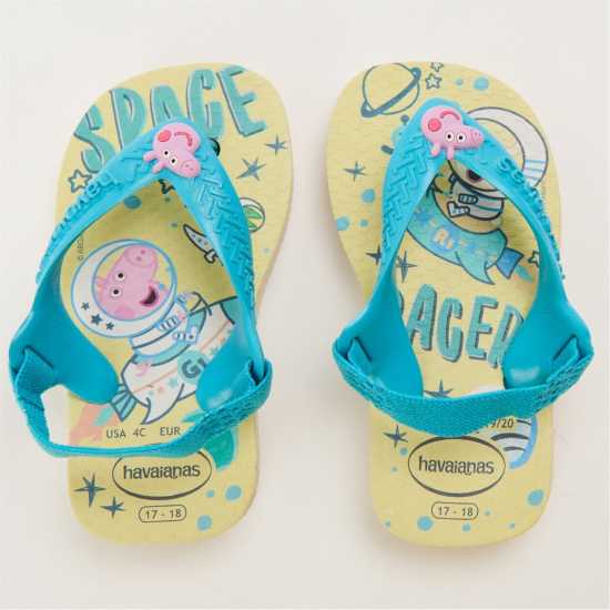Havaianas Джапанки Hav. Baby Peppa Pig Beige 17/18 Flip Flops Unisex Kids  