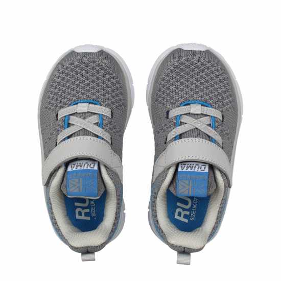 Детски маратонки за бягане Karrimor Детски Спортни Обувки Duma 6 Running Shoes Infants Boy Сиво/Синьо/Бяло Karrimor Детски Спортни Обувки Duma 6 Running Shoes Infants Boy Сиво/Синьо/Бяло Детски маратонки за бягане