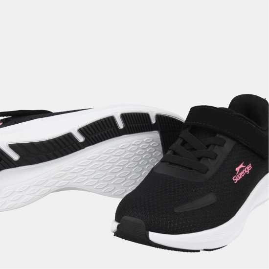 Slazenger Assent Trainer Childrens Черно/Розово 