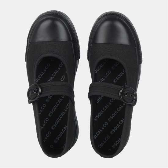 Soulcal Kids' Canvas Hook And Loop Trainers  