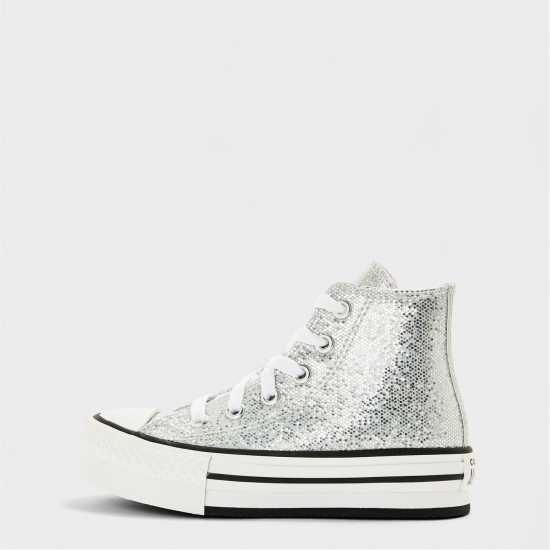 Converse Kids' Lift Disco Canvas High-Top Trainers  