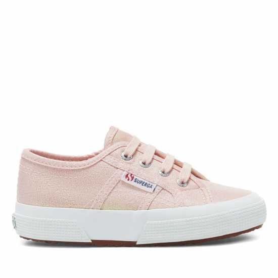 Детски платненки и гуменки Superga 2750 Canvas Trainers Розово Иш Ирид Superga 2750 Canvas Trainers Розово Иш Ирид Детски платненки и гуменки