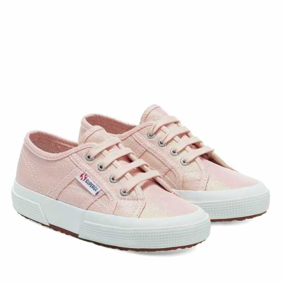 Детски платненки и гуменки Superga 2750 Canvas Trainers Розово Иш Ирид Superga 2750 Canvas Trainers Розово Иш Ирид Детски платненки и гуменки