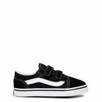 Vans Old Skool Velcro Shoes Infants Black/White Vans Old Skool Velcro Shoes Infants Black/White