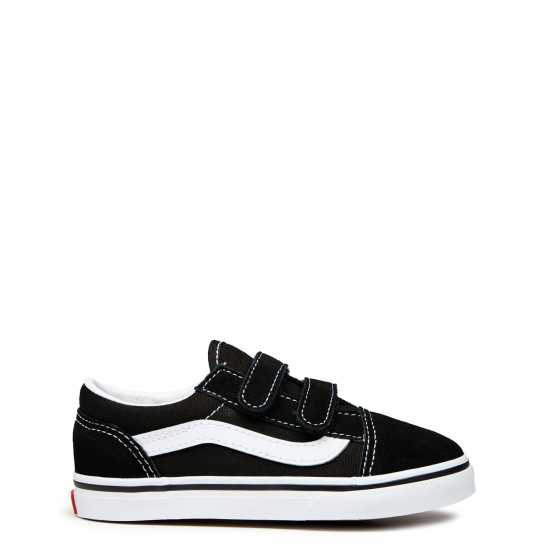 Vans Old Skool Velcro Shoes Infants Black/White Vans Old Skool Velcro Shoes Infants Black/White