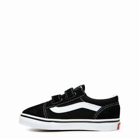 Vans Old Skool Velcro Shoes Infants Black/White Vans Old Skool Velcro Shoes Infants Black/White