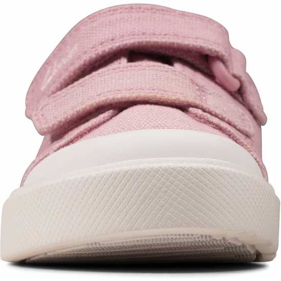 Clarks City Bright Sneakers Розов плат Детски платненки и гуменки
