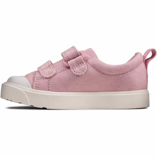 Clarks City Bright Sneakers Розов плат Детски платненки и гуменки