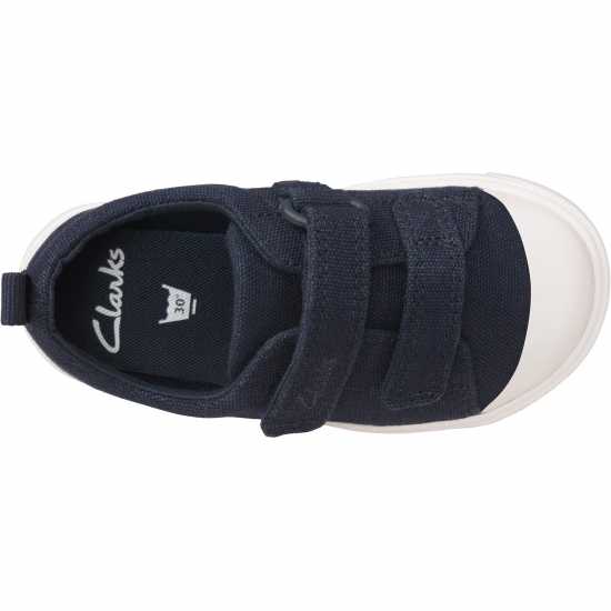 Clarks City Bright Sneakers Тъмносин плат Детски платненки и гуменки