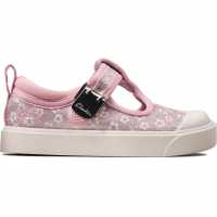 Clarks Clarks City Dance F In09 Pink Floral Бебешки обувки и маратонки