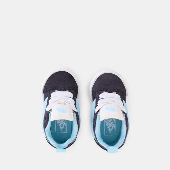 Vans Knu Skool Elastic Lace Retro Sport Childs Grey/Blue 