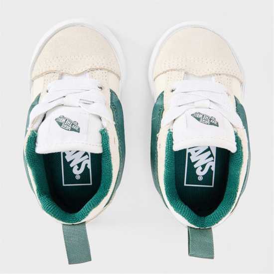 Vans Knu Skool Elastic Lace Retro Sport Childs Green/Mallow 