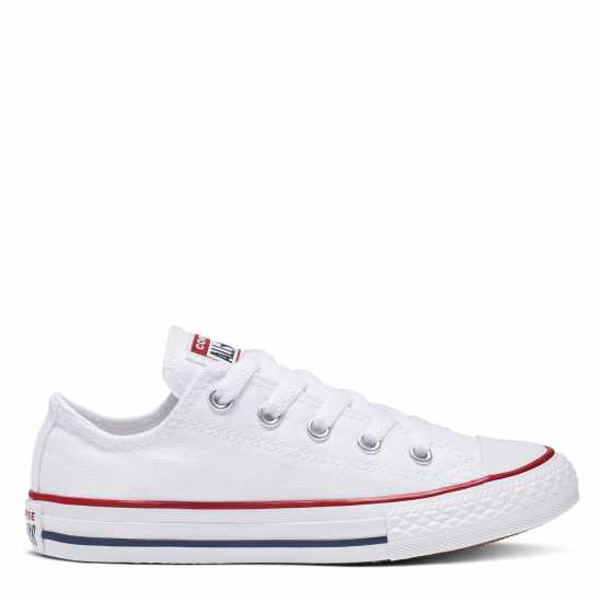 Converse Детски Маратонки Chuck Taylor Ox Infants Trainers Бяло 102 Converse Детски Маратонки Chuck Taylor Ox Infants Trainers Бяло 102