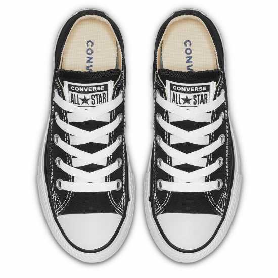 Converse Детски Маратонки Chuck Taylor Ox Infants Trainers Черно 001 Converse Детски Маратонки Chuck Taylor Ox Infants Trainers Черно 001