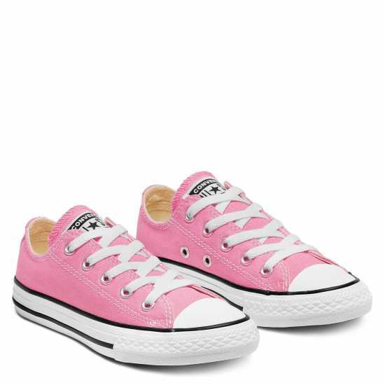 Converse Детски Маратонки Chuck Taylor Ox Infants Trainers Розово 650 Converse Детски Маратонки Chuck Taylor Ox Infants Trainers Розово 650