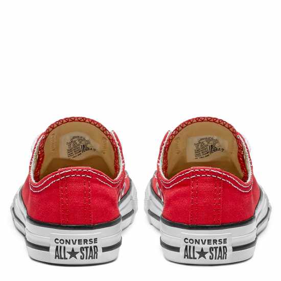Converse Детски Маратонки Chuck Taylor Ox Infants Trainers Red 600 Бебешки обувки и маратонки