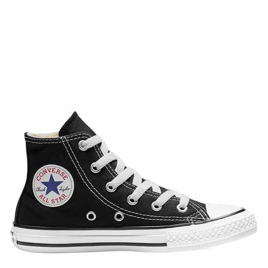 Converse Chuck Hi Top Trainers Black 001 - Бебешки обувки и маратонки