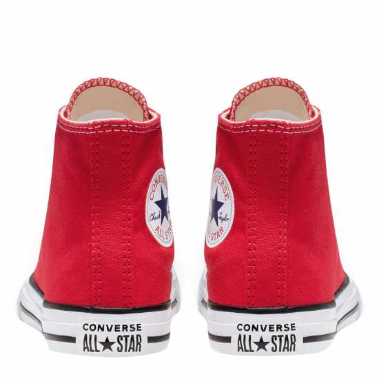 Converse Chuck Hi Top Trainers Red 600 Бебешки обувки и маратонки