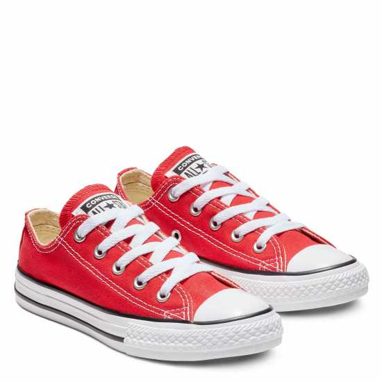 Детски платненки и гуменки Converse Lifestyle Chuck Low Cut Canvas Червено 600 Converse Lifestyle Chuck Low Cut Canvas Червено 600 Детски платненки и гуменки