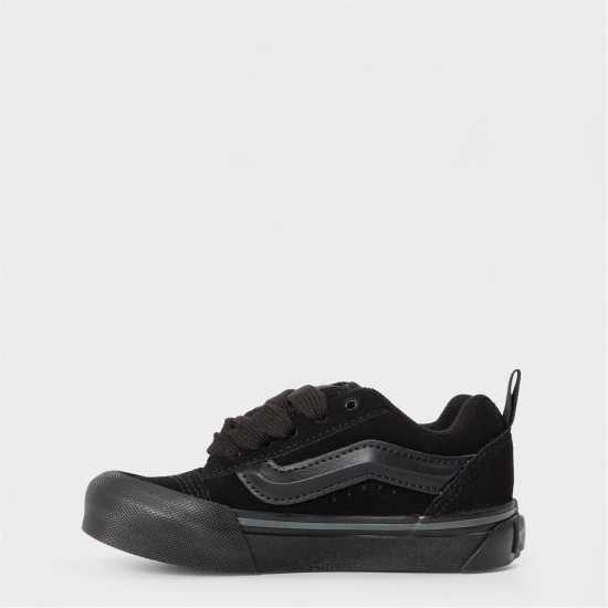 Vans Ниски Маратонки Kids' Knu Skool Black/castlerock Canvas Low Trainers  