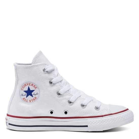 Converse Платнени Обувки Chuck High Cut Canvas Shoes Бяло 102 Детски платненки и гуменки