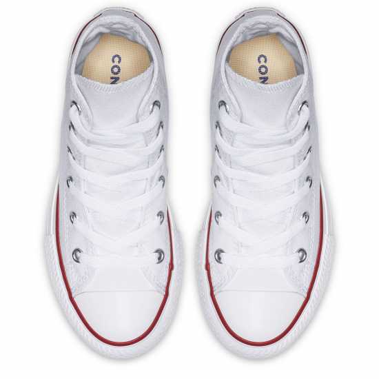 Converse Платнени Обувки Chuck High Cut Canvas Shoes Бяло 102 Детски платненки и гуменки